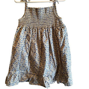STRAWBERRY FAIRE GIRLS SUNDRESS DRESS SUMMER SPRING EASTER BLUE FLORAL SIZE 3T
